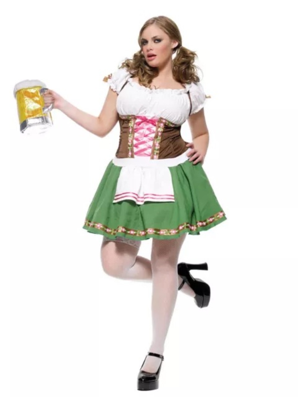 Spirit Halloween Costume Womens Sz S Green Sexy Gretchen Dirndl Oktoberfest